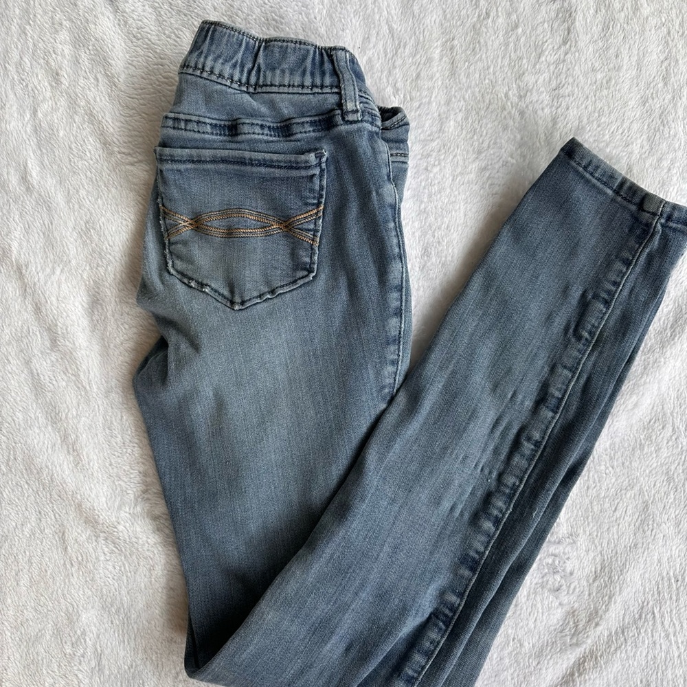 abercrombie kids Skinny Jeans - Faded Blue Wash